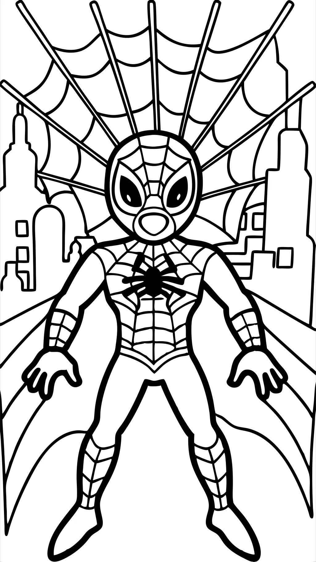 coloriages spidey